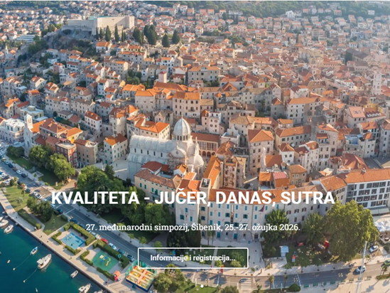 HZN jedan je od pokrovitelja 27. međunarodnog simpozija o kvaliteti „KVALITETA - JUČER, DANAS, SUTRA”